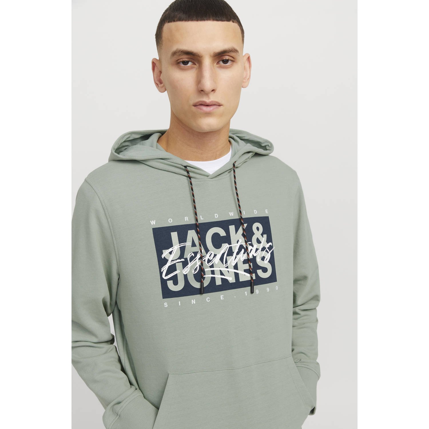 JACK & JONES hoodie groen