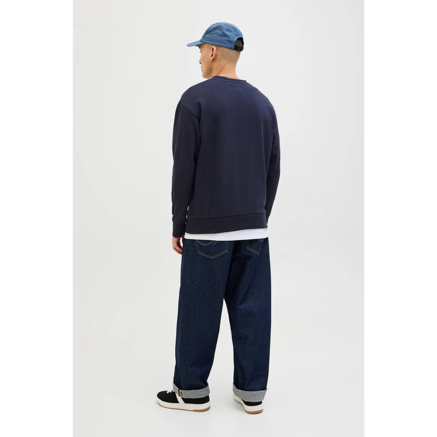 JACK & JONES sweater donkerblauw