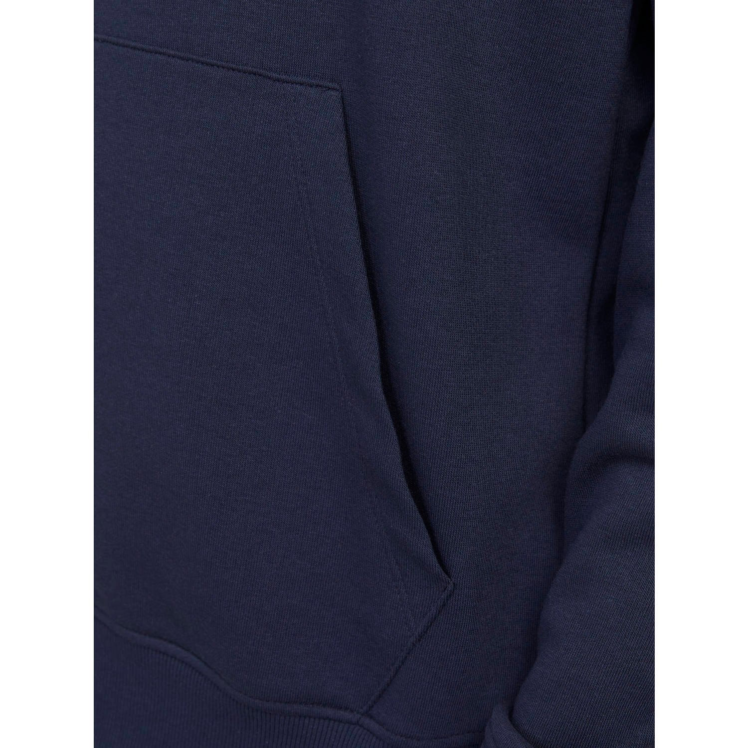 JACK & JONES hoodie donkerblauw