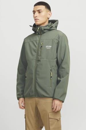 softshell jas groen