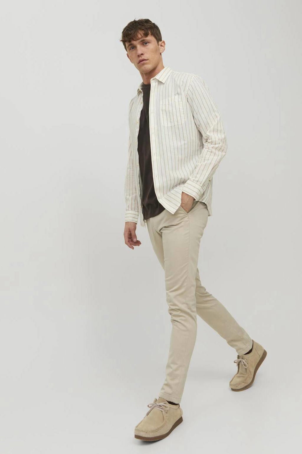 JACK & JONES PANTS STUDIO slim chino beige
