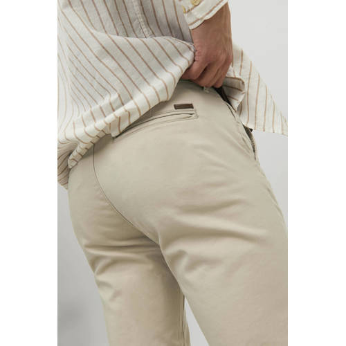 JACK & JONES PANTS STUDIO slim chino beige afbeelding
