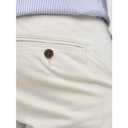 JACK & JONES PANTS STUDIO slim chino ecru afbeelding
