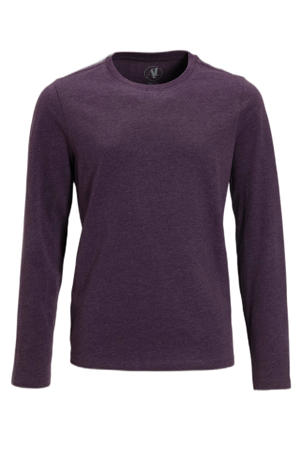 longsleeve paars melange