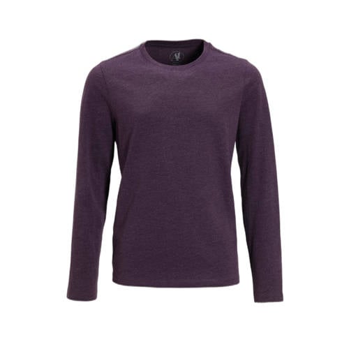 anytime longsleeve paars melange afbeelding