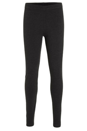 fleece legging grijs melange