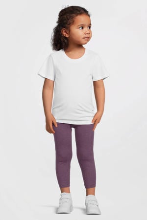 capri legging paars melange