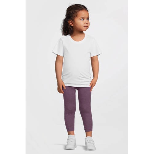 anytime capri legging paars melange afbeelding