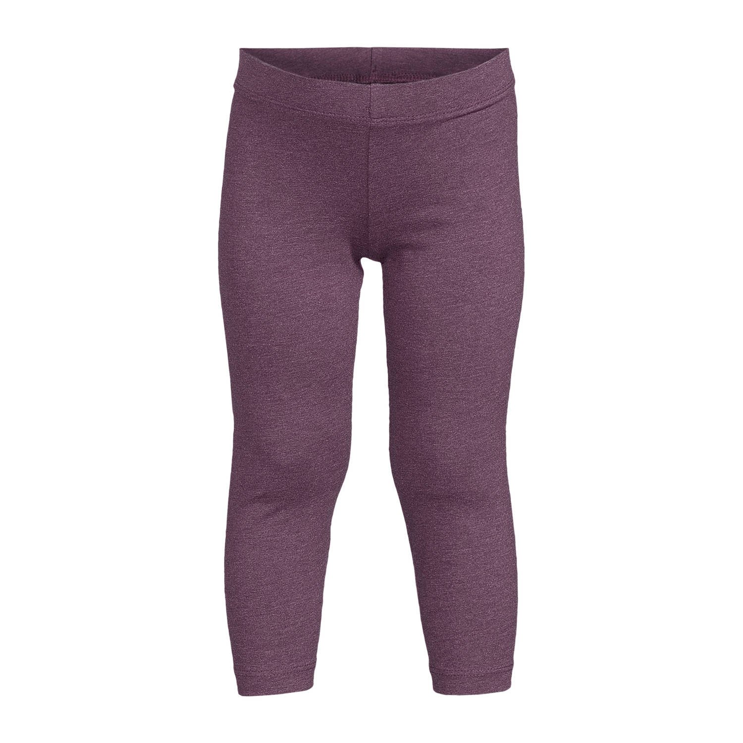 Anytime capri legging paars melange