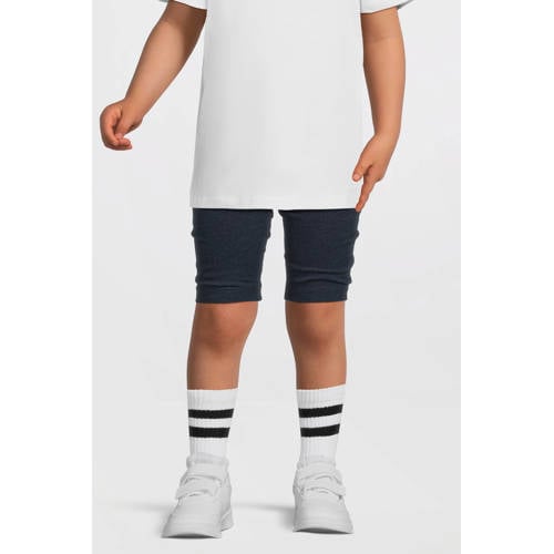 anytime skinny biker short donkerblauw melange afbeelding