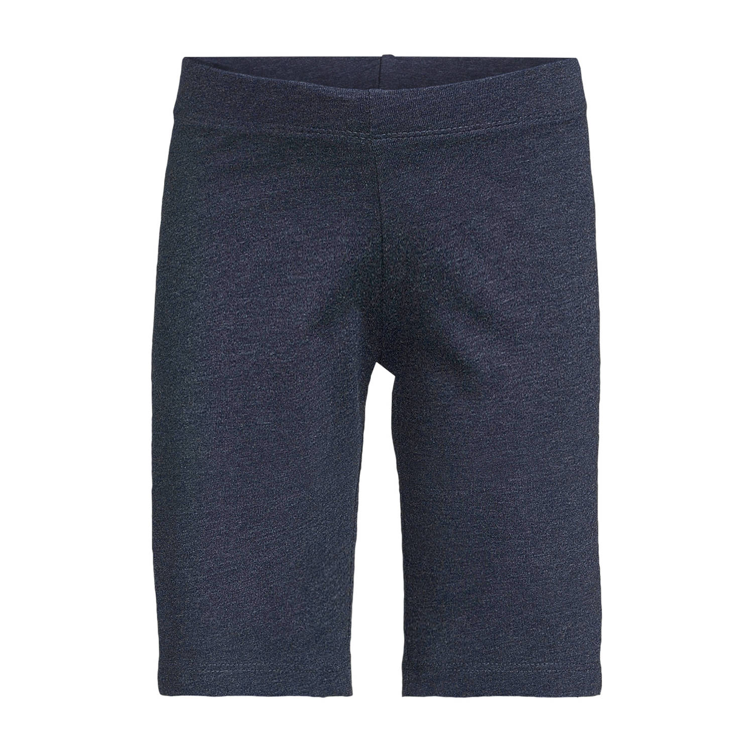 Anytime skinny biker short donkerblauw melange