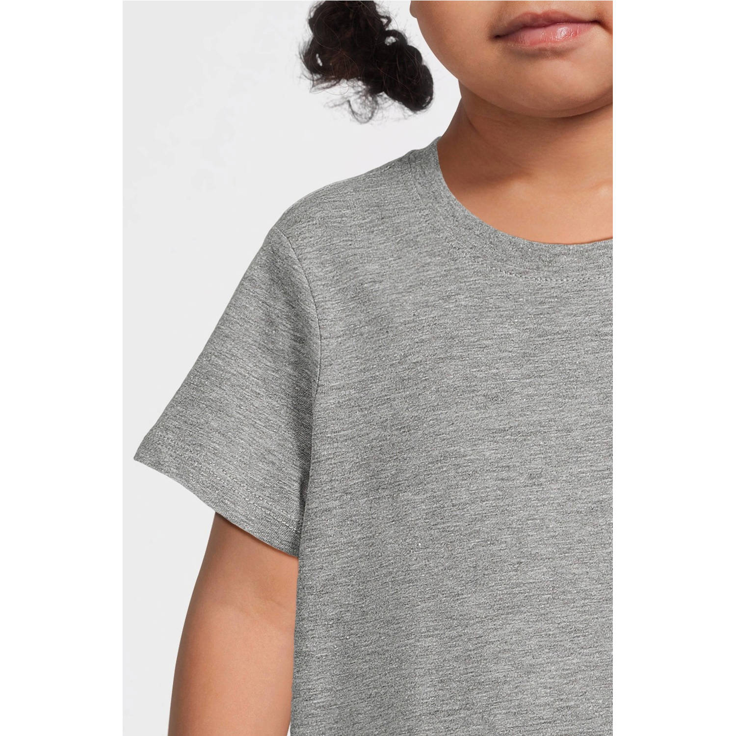anytime T-shirt grijs melange