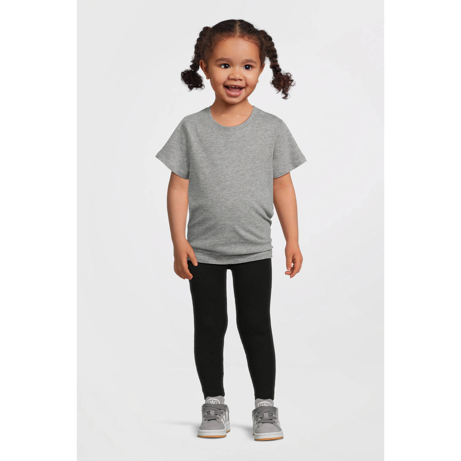 anytime T-shirt grijs melange