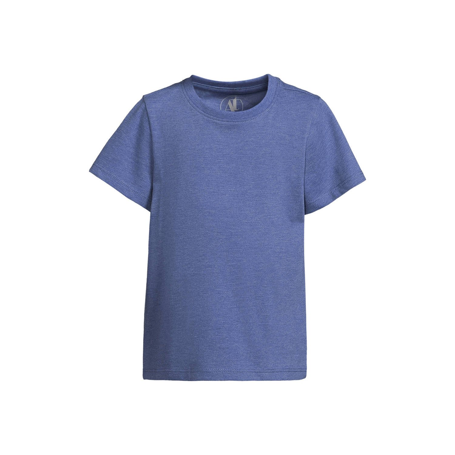 Anytime T-shirt blauw melange