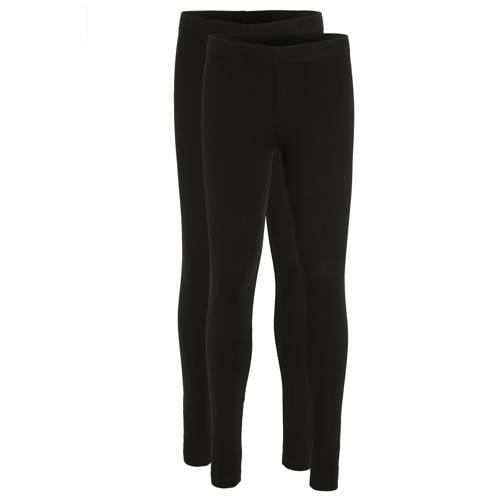 anytime legging zwart - set van 2 afbeelding