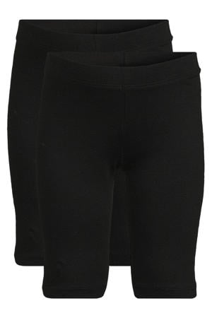 biker shorts zwart (set van 2)