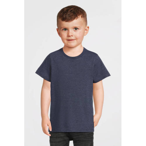 anytime T-shirt donkerblauw melange afbeelding