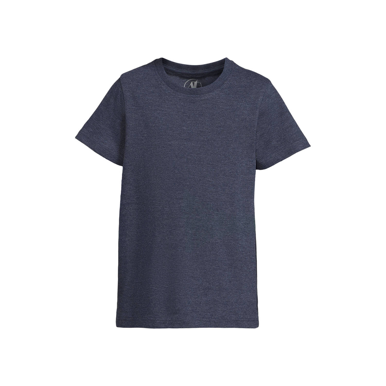 Anytime T-shirt donkerblauw melange