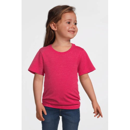 anytime T-shirt roze melange afbeelding