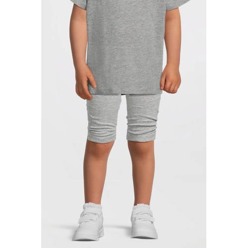 anytime skinny biker shorts grijs melange afbeelding