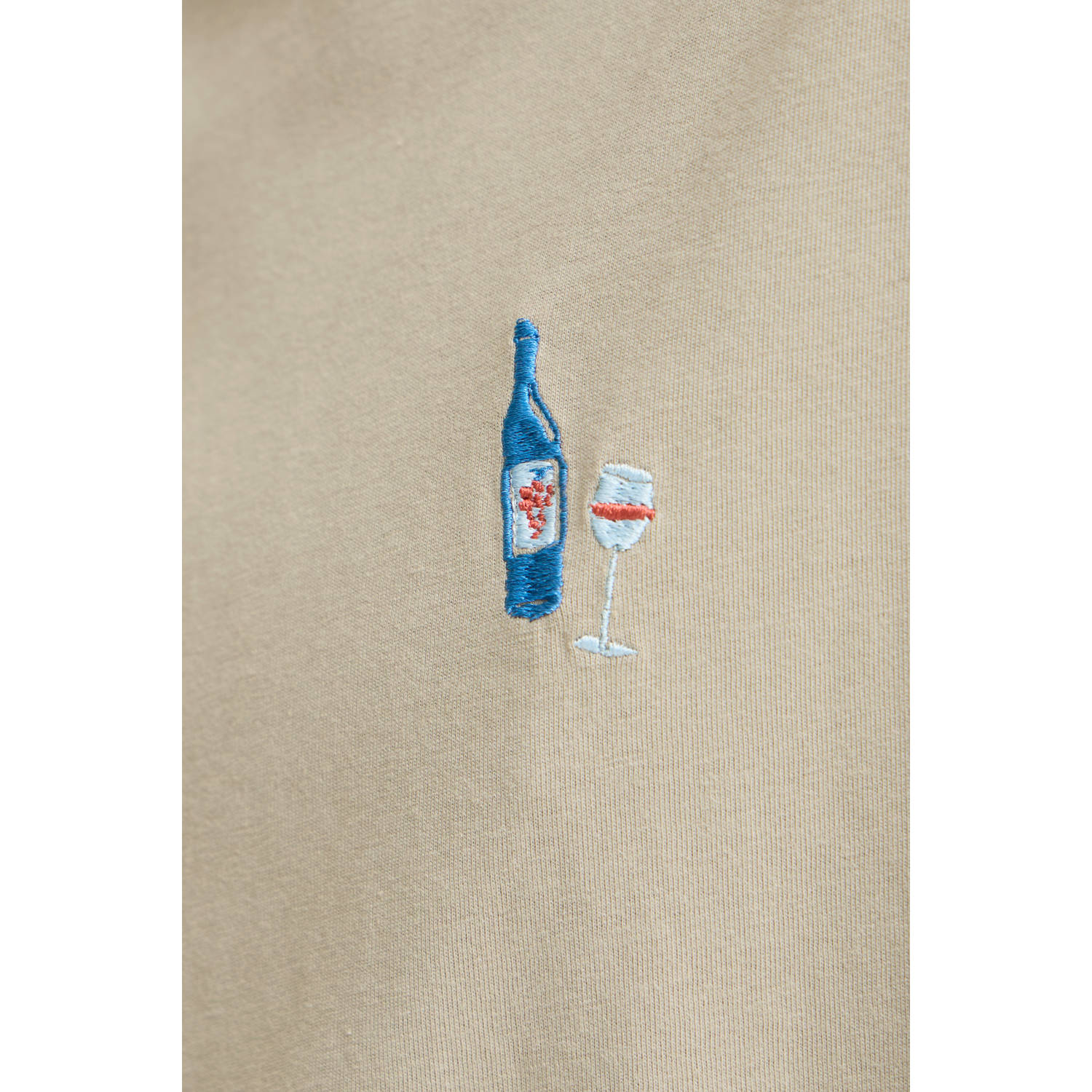 Solid T-shirt beige