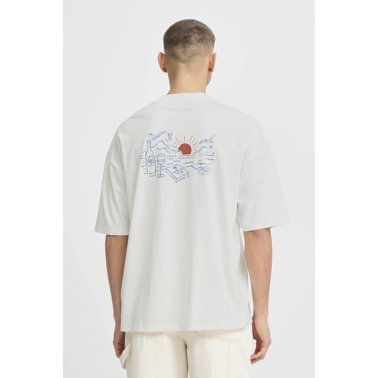 Solid T-shirt wit