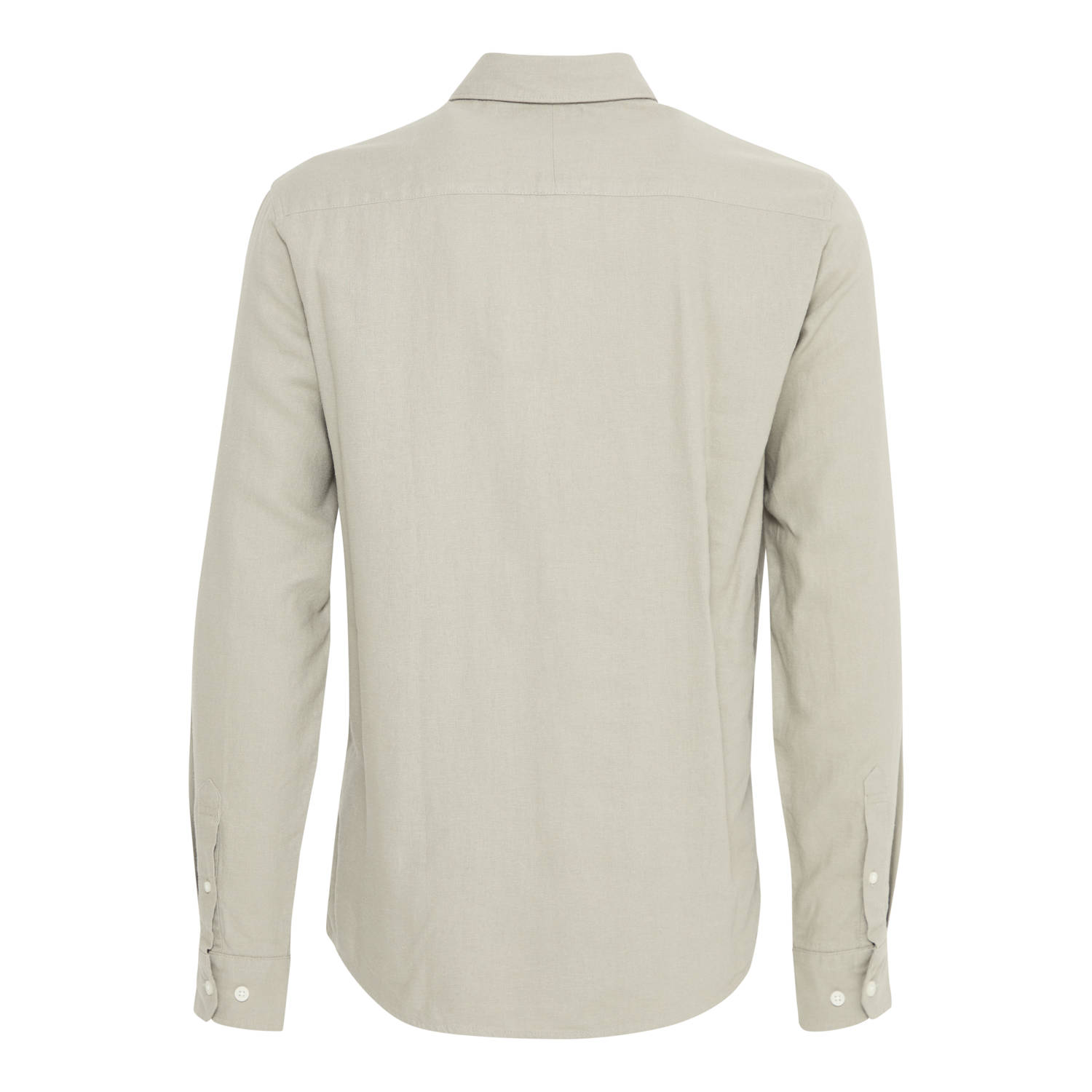 Solid linnen casual overhemd groen