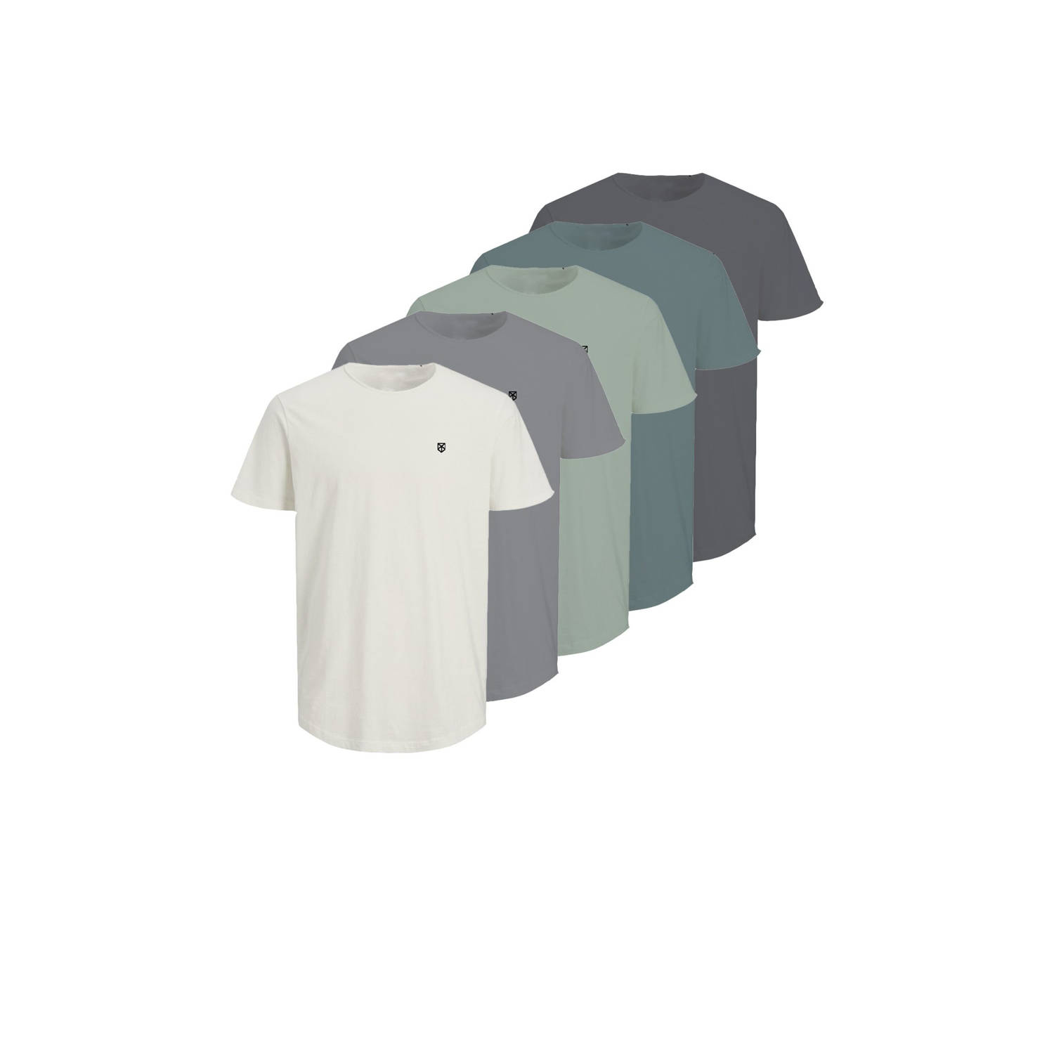 JACK & JONES PREMIUM t-shirt (set van 5)
