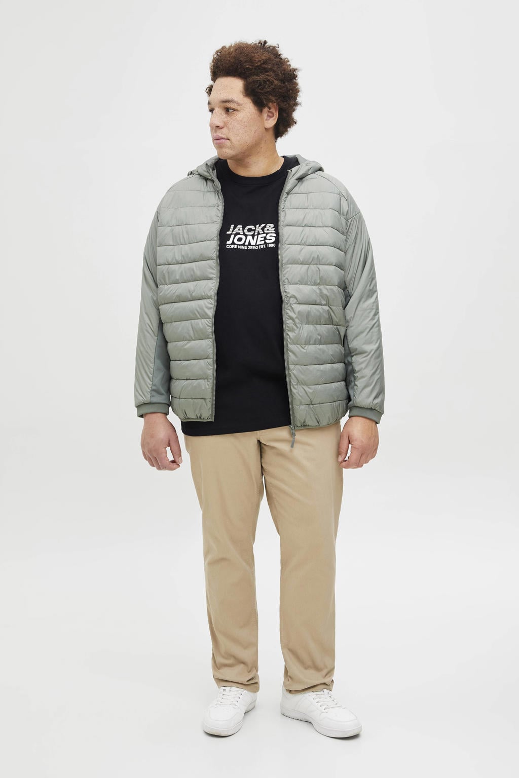 JACK & JONES PLUS SIZE T-shirt zwart