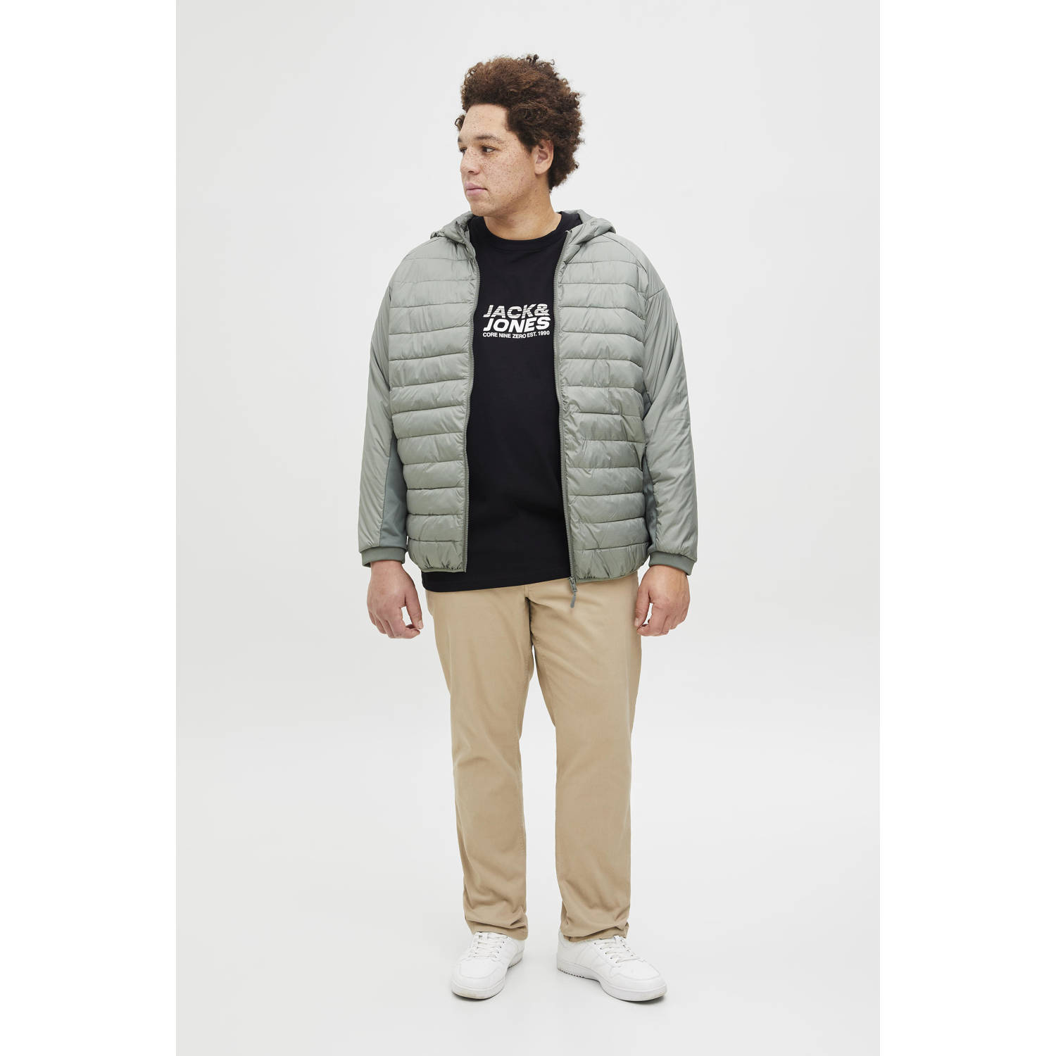 JACK & JONES PLUS SIZE T-shirt zwart