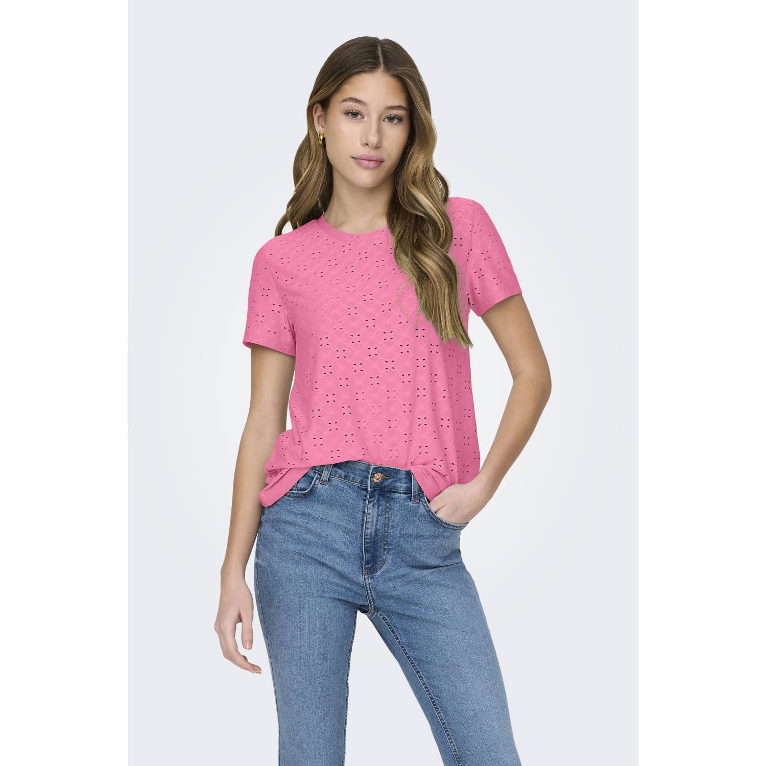 JDY top broderie