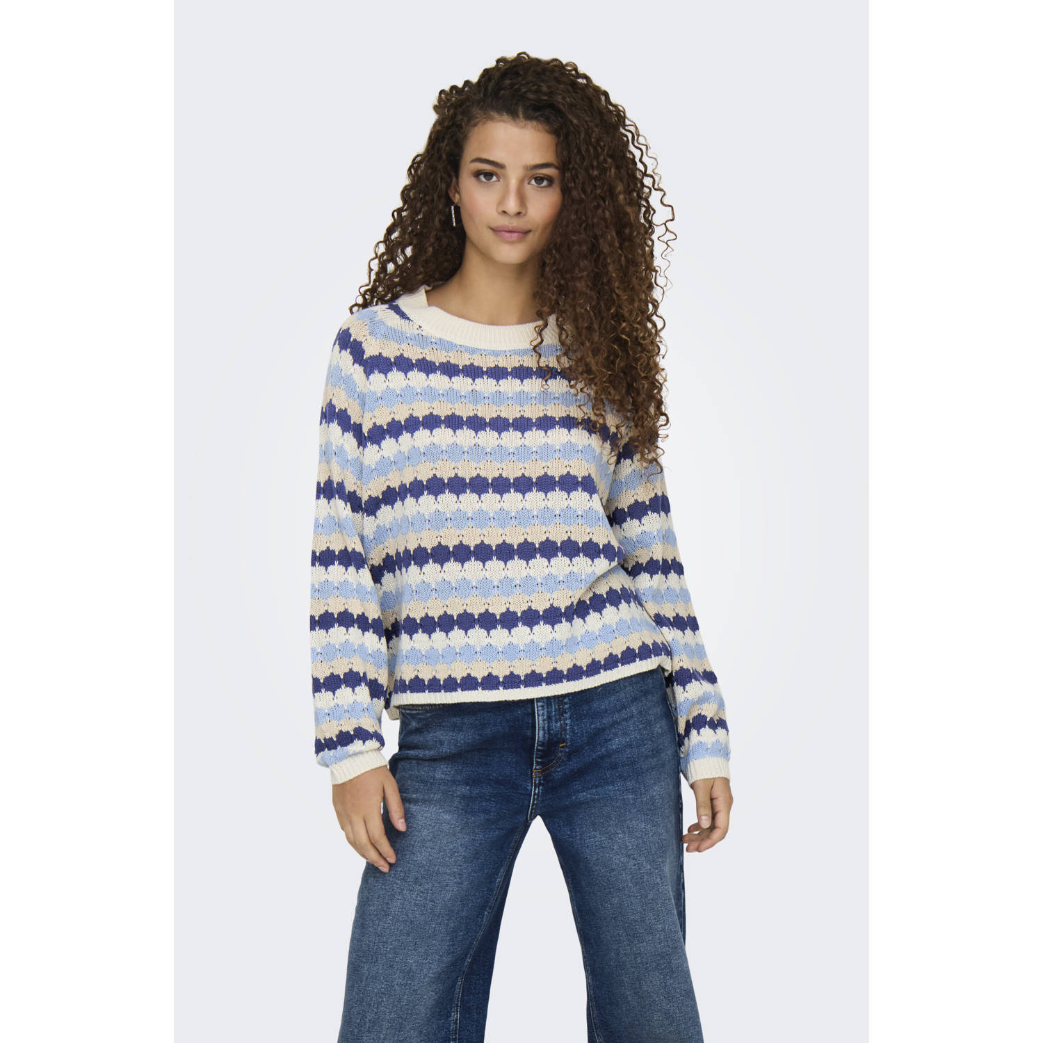 JDY pullover blauw