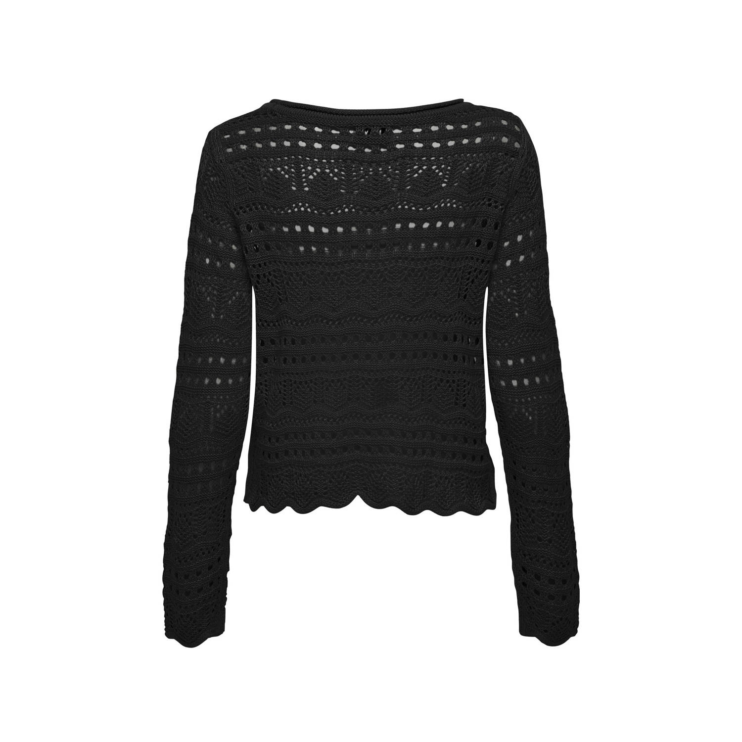 JDY top zwart gebreid