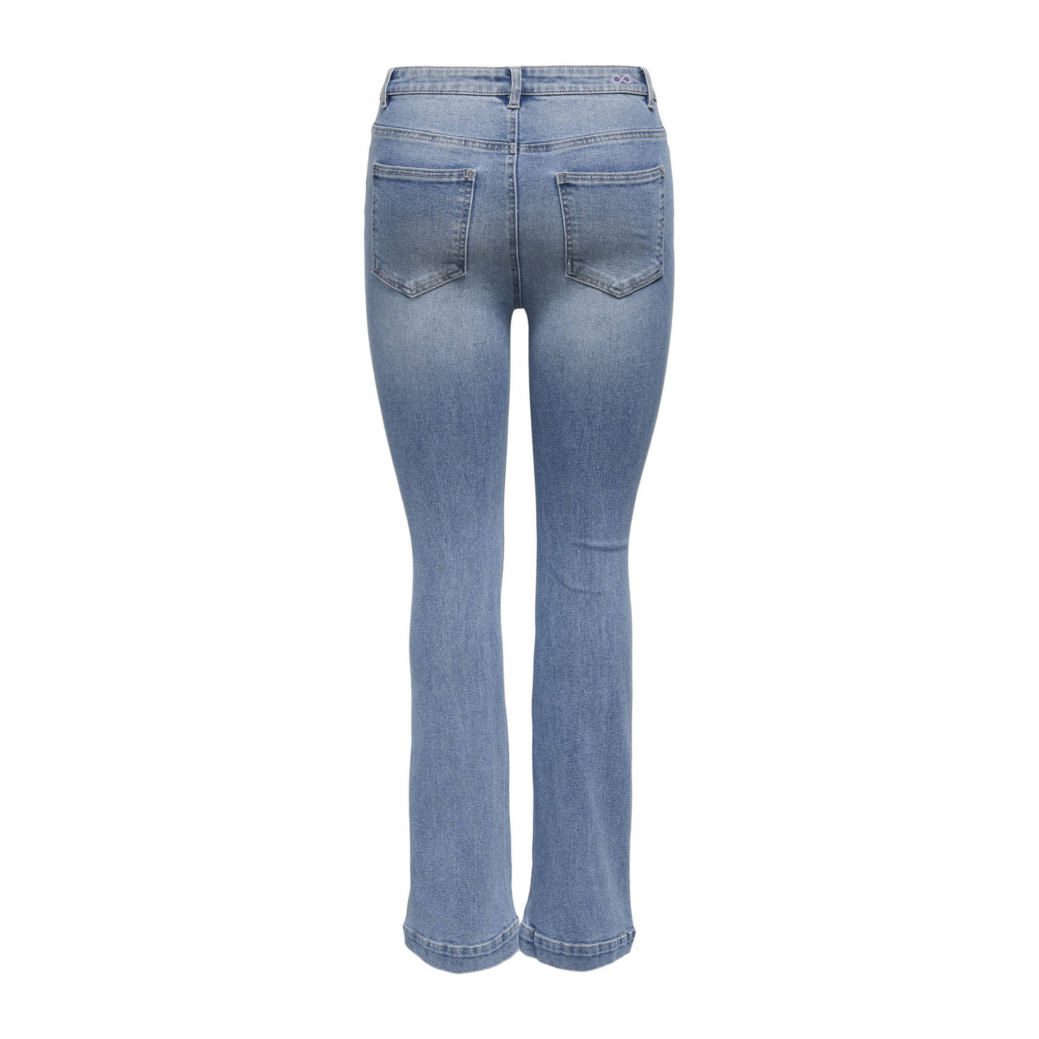 JDY waist flared jeans light blue denim