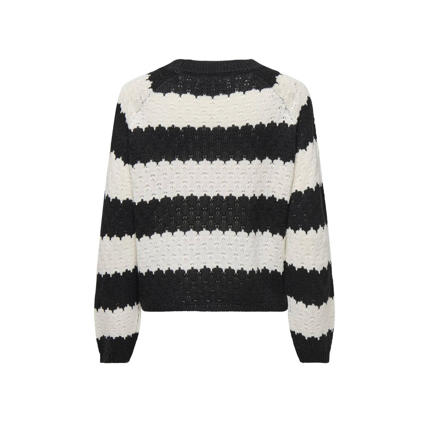 JDY pullover zwart gebreid