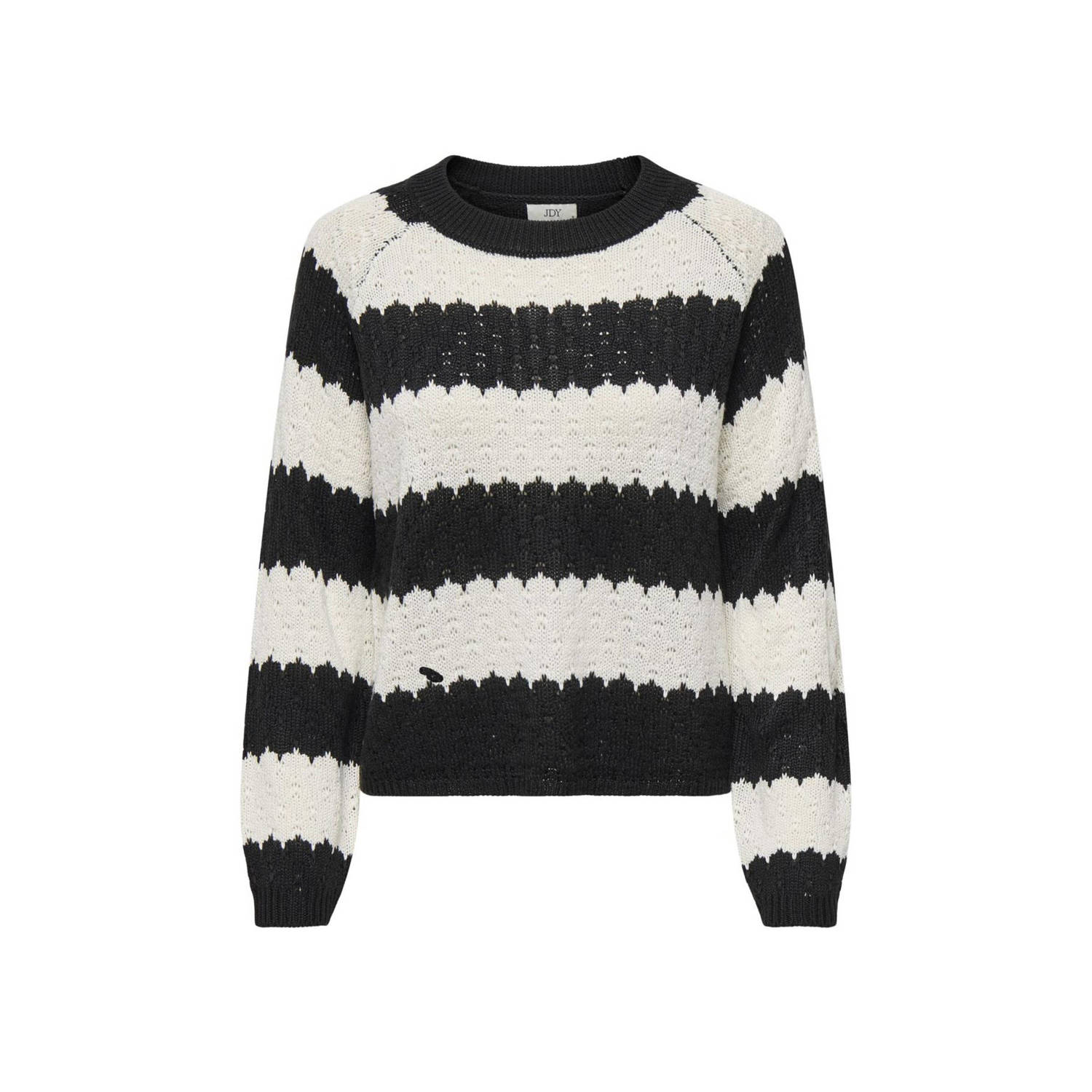 JDY pullover zwart gebreid