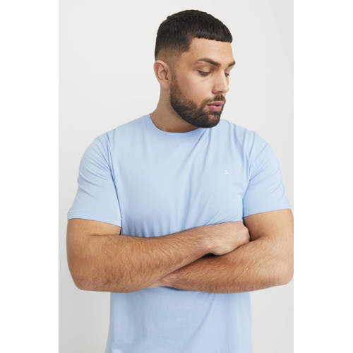 JACK & JONES PLUS SIZE T-shirt lichtblauw afbeelding