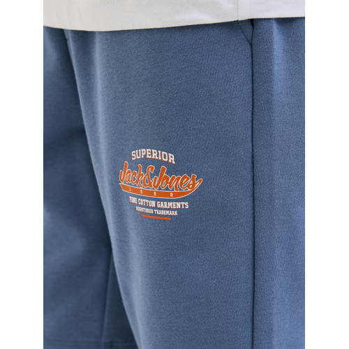 JACK & JONES JUNIOR sweatshort JPSTLOGO met logo middenblauw afbeelding