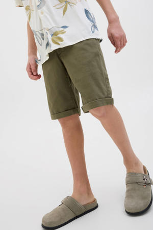 chino short JPSTDAVID JJCHINO olijfgroen