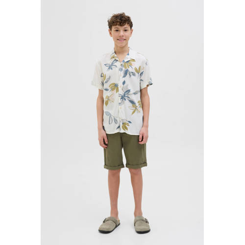 JACK & JONES JUNIOR chino short JPSTDAVID JJCHINO olijfgroen afbeelding