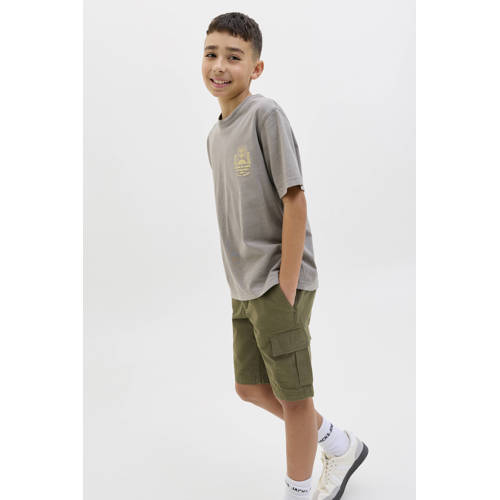 JACK & JONES JUNIOR loose cargo short olijfgroen afbeelding