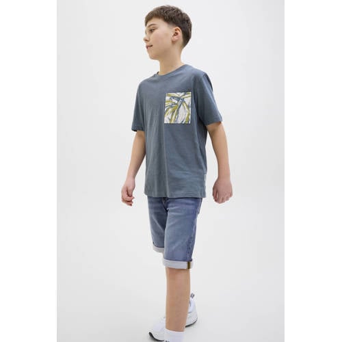 JACK & JONES JUNIOR denim short medium blue denim afbeelding