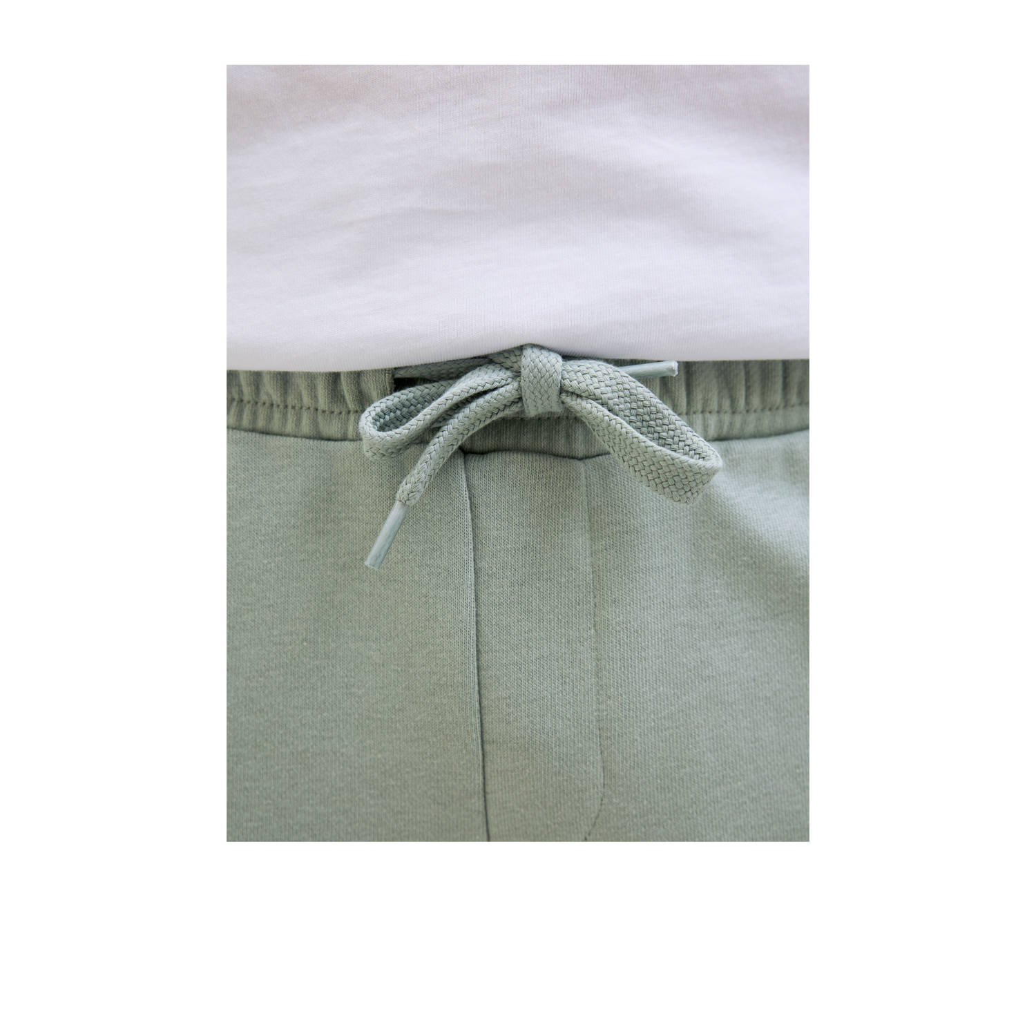 JACK & JONES JUNIOR sweatshort JPSTLOGO met logo zachtgroen