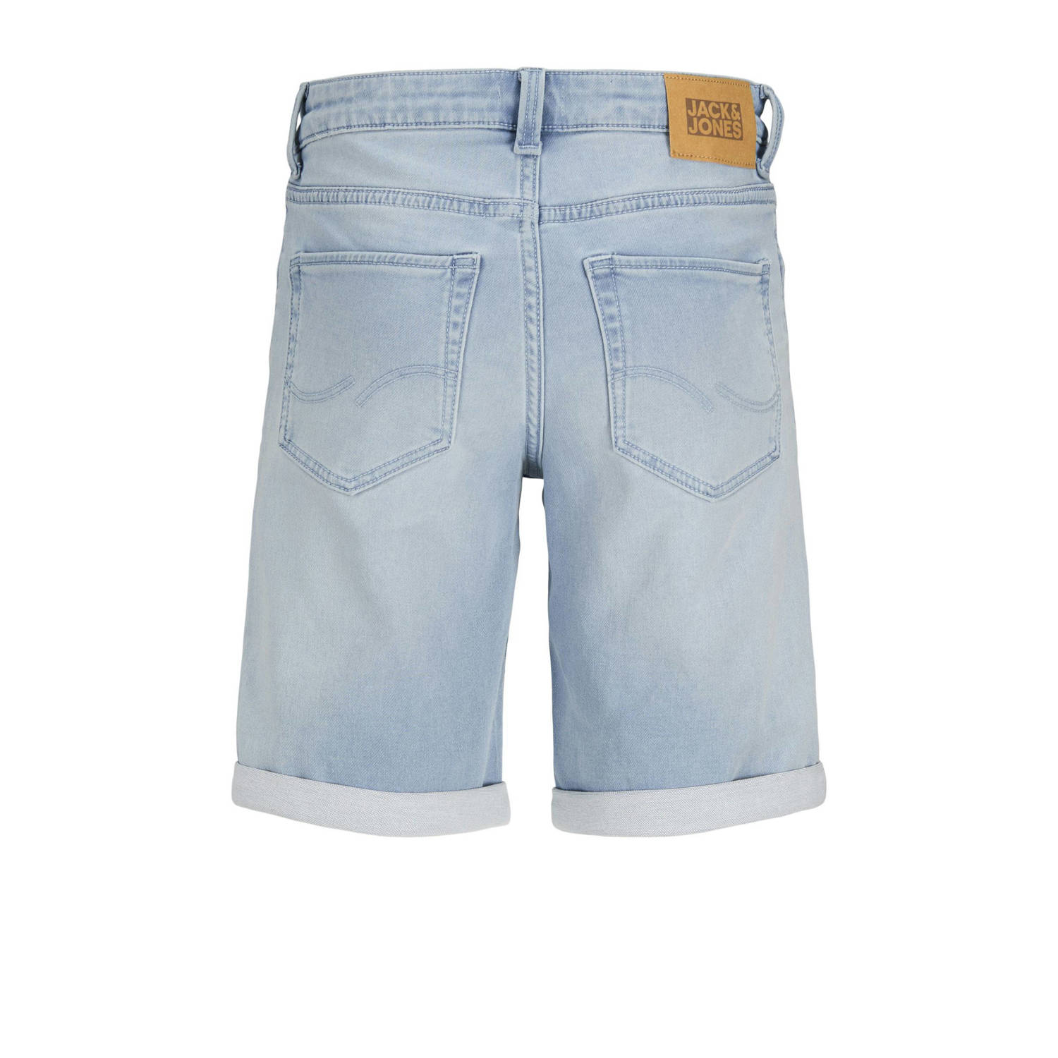JACK & JONES JUNIOR denim short light blue denim