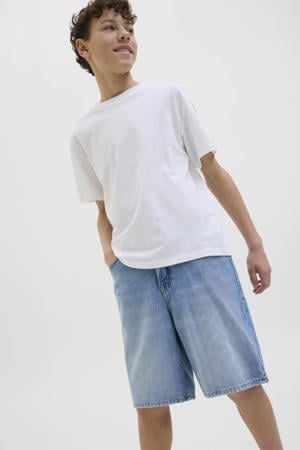 denim short light blue denim