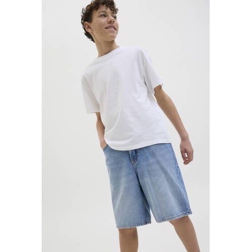 JACK & JONES JUNIOR denim short light blue denim afbeelding