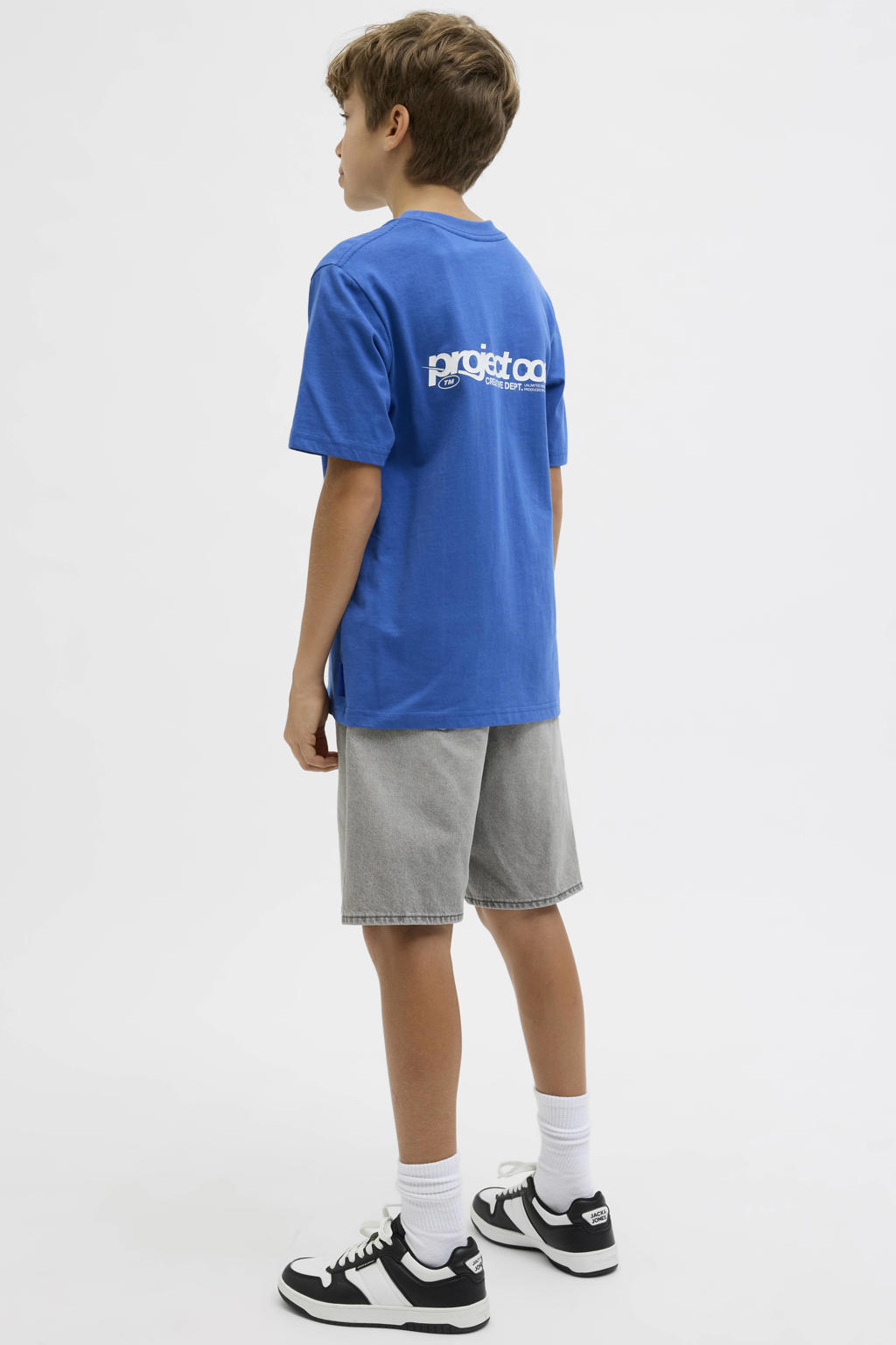JACK & JONES JUNIOR denim short grey denim