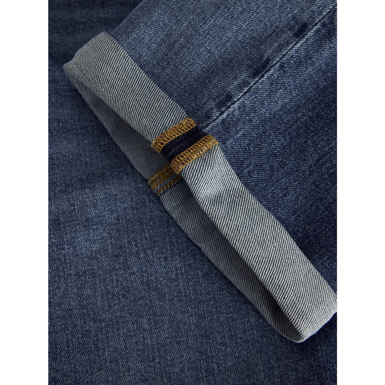 JACK & JONES JUNIOR regular denim short dark blue denim