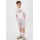 JACK & JONES JUNIOR casual short lichtgrijs