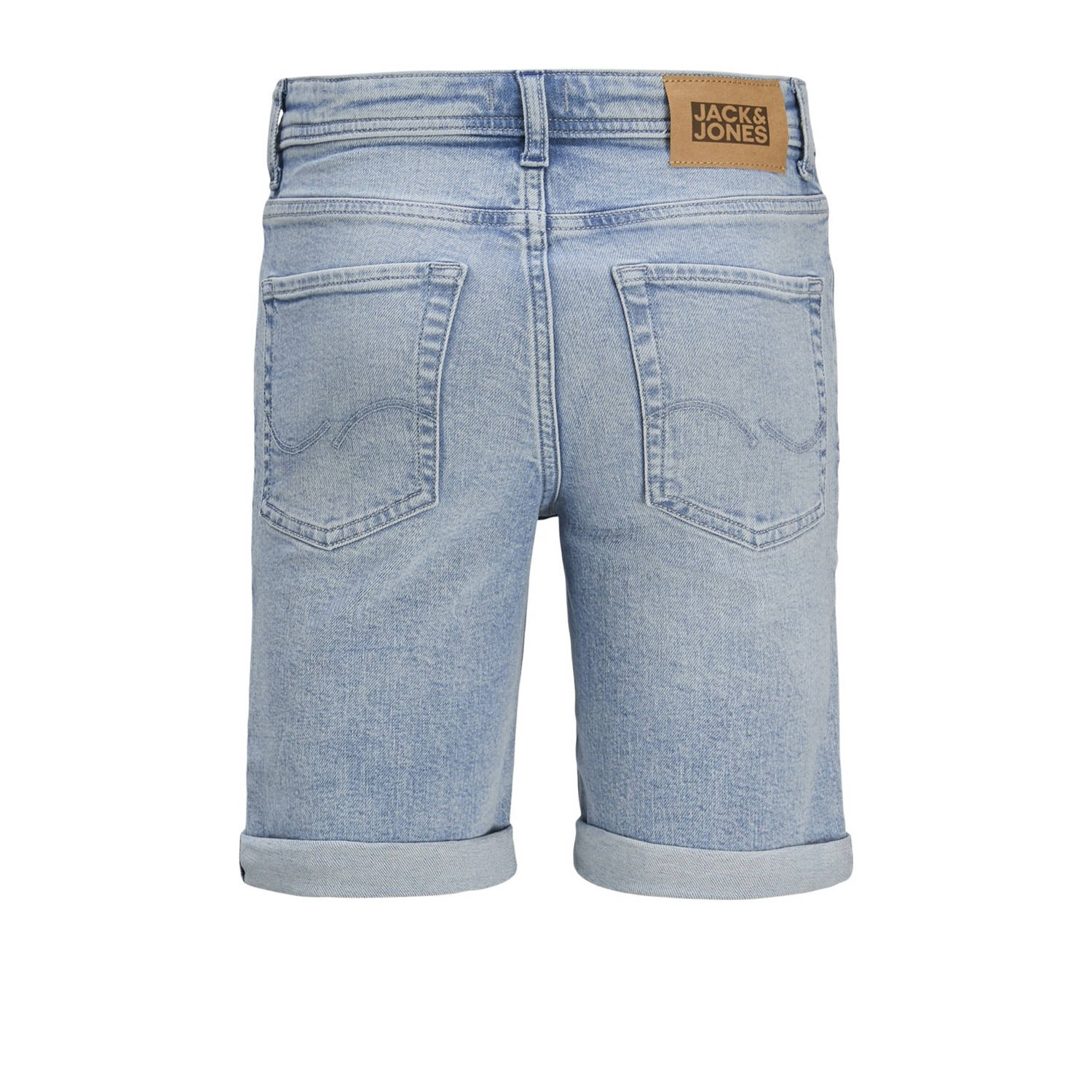 JACK & JONES JUNIOR regular denim short light blue denim